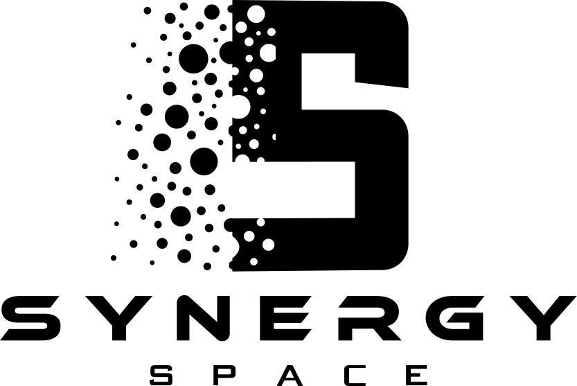 synergy space logo black